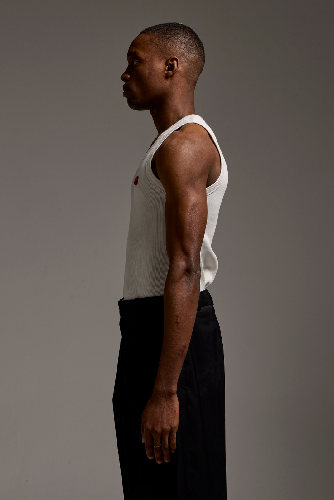 WHITE TANK TOP