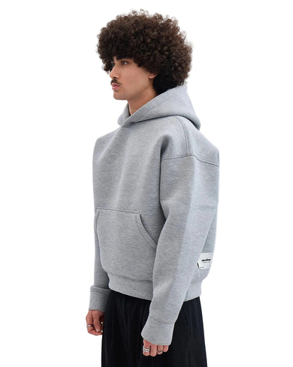 DEEP CUT GREY HOODİE